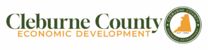 Cleburne County Economic Development logo with a seal design