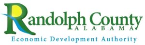 Logo of Randolph County, Alabama, featuring its name and Economic Development Authority